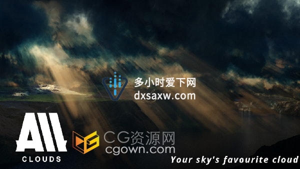 Aaa Clouds And Cloud Mixer Blender 3.2.1真实3D云层环境插件