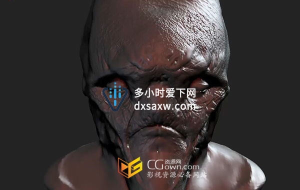 Zbrush界面与快捷键基础雕刻技术训练视频教程