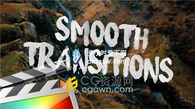 FCPX插件平滑过渡视频转场16组预设Smooth Transitions