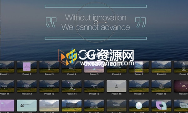 FCPX插件 ProIntro Quotes 第2季 共30种引用概述文字标题动画
