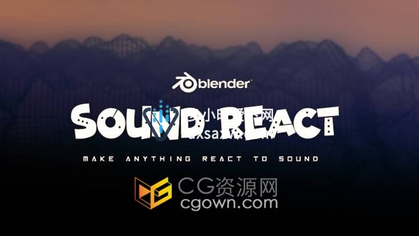 Sound React Addon v1.2 Blender插件声音反应效果动画