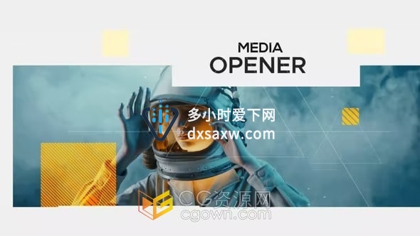 时尚开场宣传视频片头制作达芬奇DaVinci Resolve模板