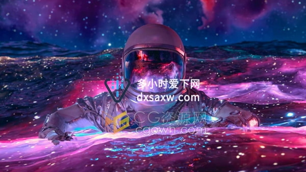 C4D和Redshift动态图形渲染宇航员动画视频教程下载