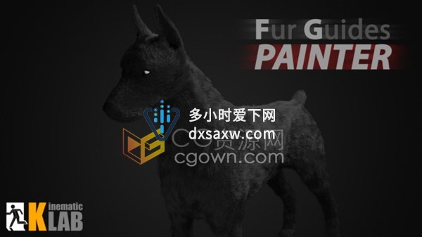 毛发绘制插件Fur Guides Painter 1.00支持3DS MAX2013~2020安装