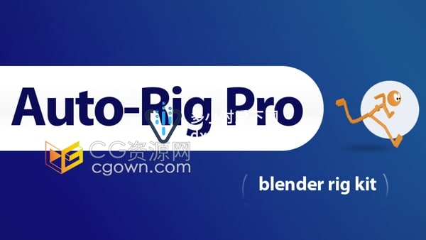 Blender插件Auto-Rig Pro Quick Rig v1.25.15人物3D角色动作自动绑定