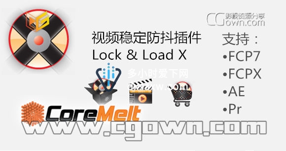 FCPX/PR/AE 视频稳定防抖插件 Lock and Load X v2.0 for MacOSX