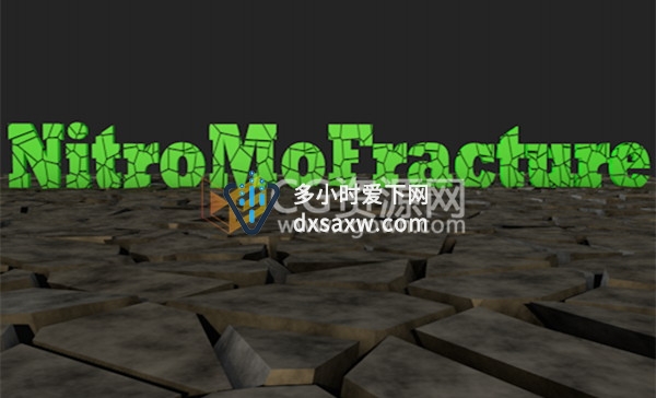 Nitro4D NitroMoFracture v1.04 C4D插件制作爆炸破碎支持R18/R19