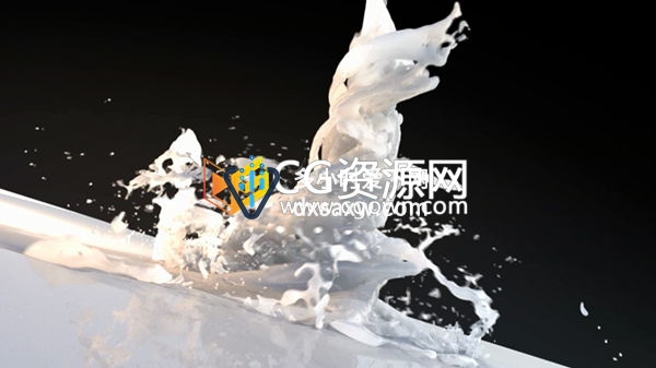 X-Particles3.5案例学习视频教程 制作液体雪龙卷风/鱼群动画特效 C4D教程