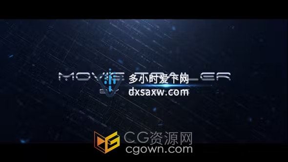 史诗冒险电影大片标题英雄游戏预告片PR模板制作