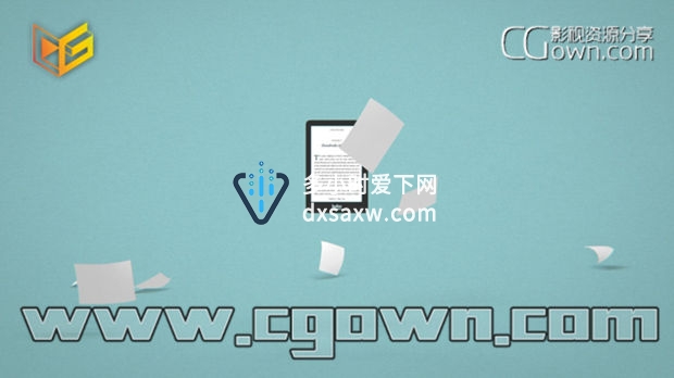 C4D教程 布料标签来模拟卡通纸片飞舞图形动画效果