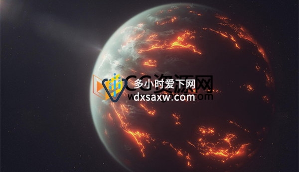 Cinema4D结合Octane Render创建一毁灭星球行星气氛