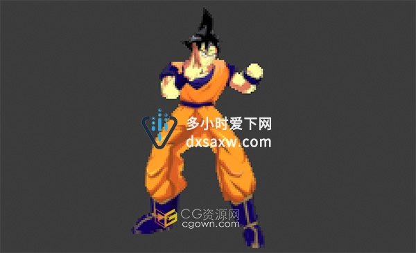 Pixel Art Renderer V1.10 Blender插件像素艺术渲染器