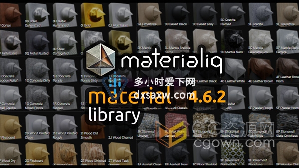 Material Library Materialiq V4.6.2 Blender材质插件200种