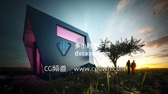 3ds Max – Making of Cubus House with V-Ray教程