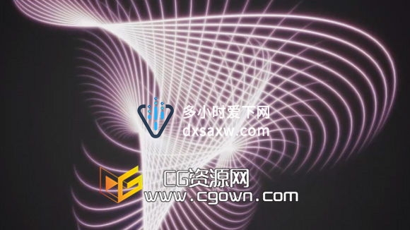 Cinema 4D使用克隆工具制作循环抽象光线背景