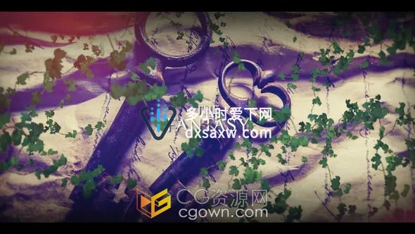 梦游仙境童话幻想照片幻灯片介绍视频动画-AE模板