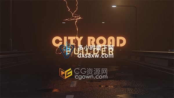 City Road Builder V1.0 Blender插件三维城市道路建设生成器