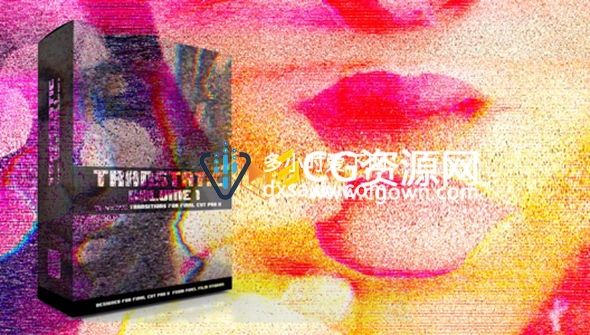 FCPX转场插件 信号噪波图像闪烁干扰特效 Final Cut Pro X插件