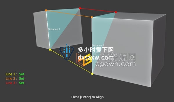 3 Points Align v1.1.0 Blender插件三点对齐工具