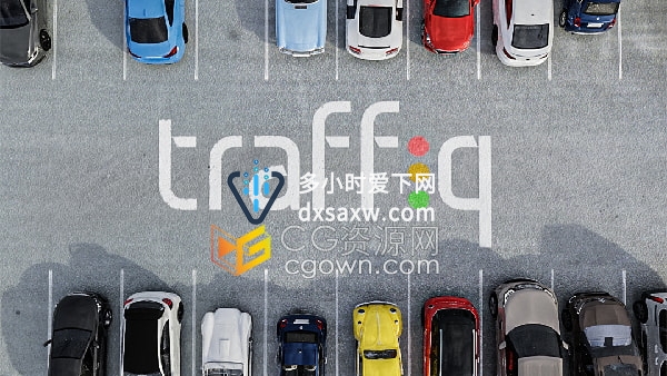 Car – Traffiq Library V1.6.0 Blender插件绑定汽车模型预设