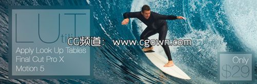 FCPX插件-专业颜色分级调色预设工具 Color Grading Centra LUT Utility