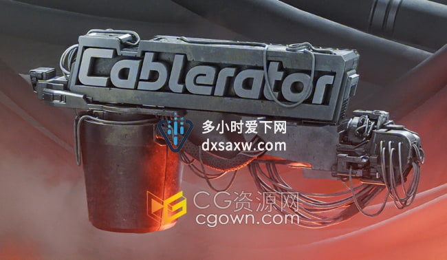 Cablerator v1.4.5 Blender插件绘制悬挂式电缆建模工具