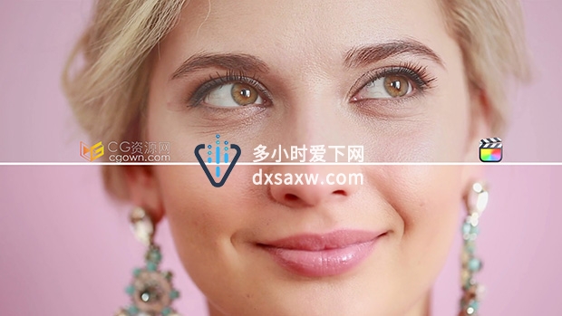 中英文版FCPX插件磨皮美颜光滑皮肤Skin Smoother 2