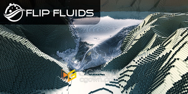 FLIP Fluids v1.3.0 Blender插件模拟流体水花液体 使用最热门插件之一