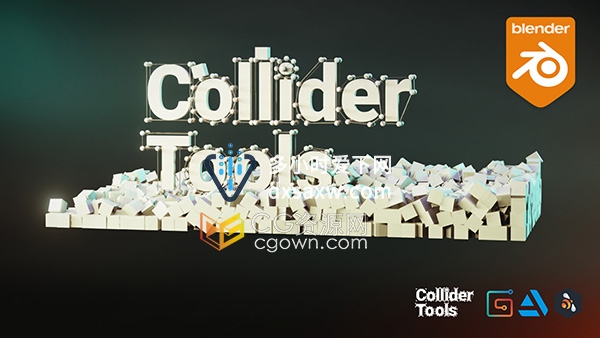 Collider Tools V1.01 Blender动力学物理碰撞插件