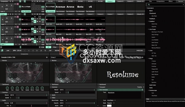 Resolume Arena v7.0.4.66626大屏幕VJ音频视频制作软件下载