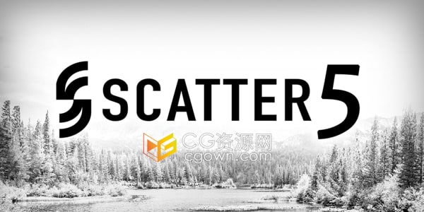 Blender插件Scatter 5.2 生成花草植物散射工具