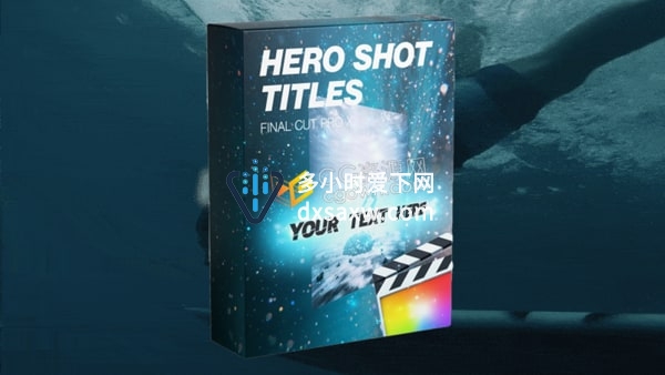 Hero Shot Titles FCPX插件6种3D浮动效果文字标题动画