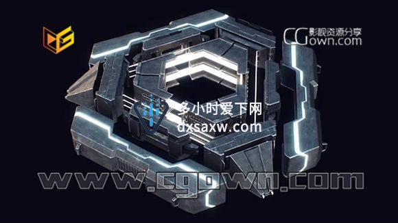 C4D教程 制作衰减性污垢金属纹理材质与辛烷值渲染教程