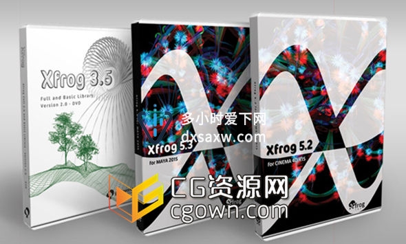C4D R17插件 植物树木生长动画 XFrog v5.4新版本