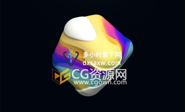 中文案例教程下载C4D-003 学习艺术材质立方体制作