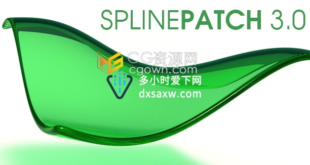 C4D插件SplinePatch 3.04.0样条线生成曲面建模工具