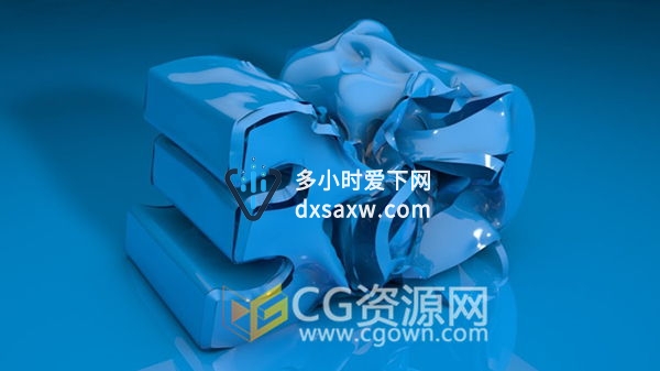 C4D视频教程 抖动变形器(JiggleDeformer)制作酷跳变形文字效果