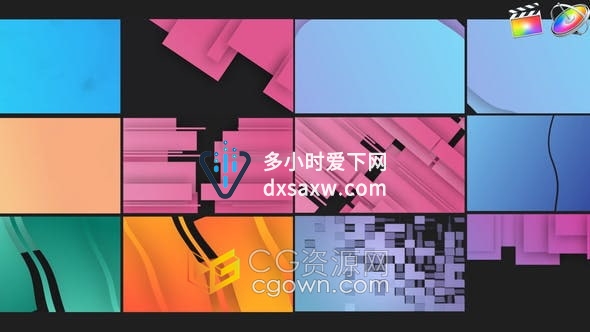 Shape Transitions FCPX插件13组形状动画过渡转场视频效果