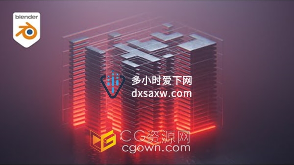Blender教程使用几何节点创建科幻场景