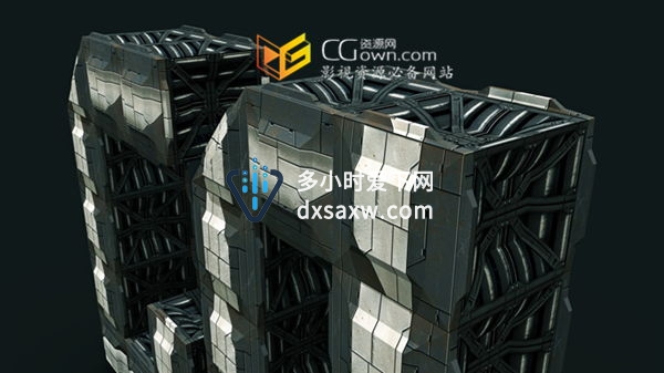 C4D插件 三维立体文字折叠变形翻转动画工具 使用视频教程