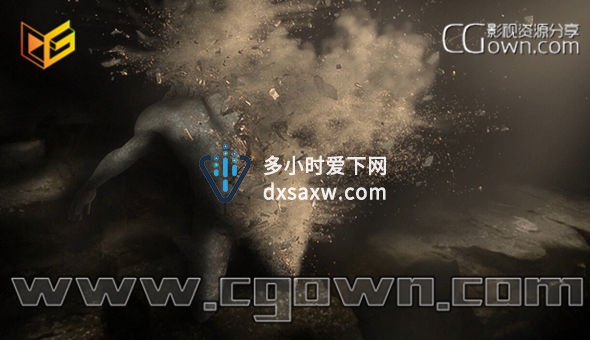 Maya教程 强大nCloth粒子和流体动力学虚拟解算物体粉碎体特效