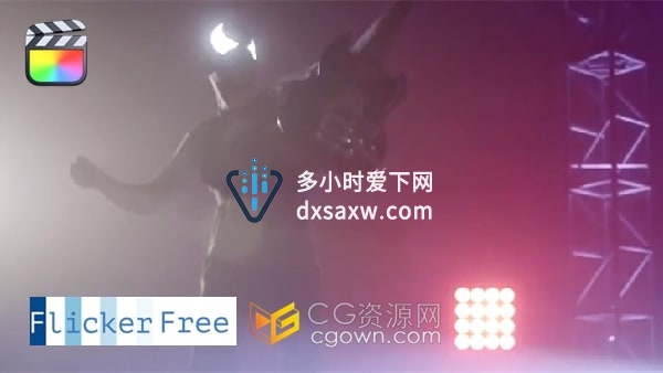中文版FCPX插件Flicker Free v2.1.5视频延时闪屏去闪烁