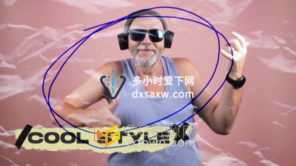 Resolve模板-时尚新潮设计介绍开场视频片头动画