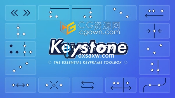 Keystone v1.1.2动画关键帧编辑工具箱AE脚本