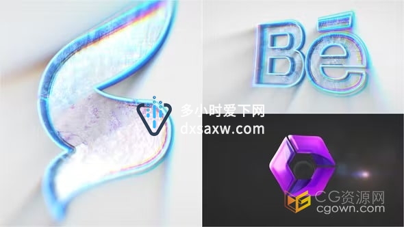 3D企业标志LOGO演绎动画视频片头-AE模板下载