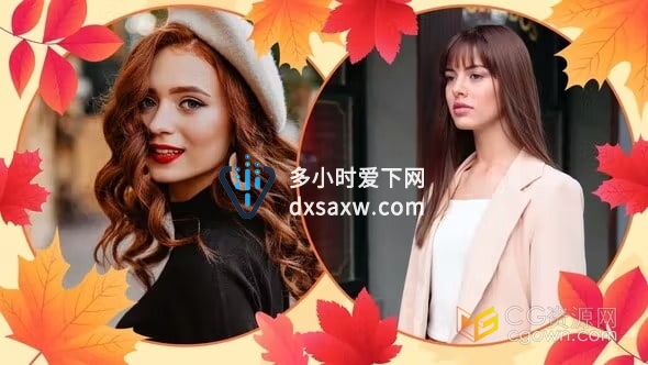 秋季服装新系列上市促销活动宣传视频动画-AE模板
