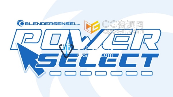 Power Select v3.3 Blender插件多个对象选择框选调整编辑带教程