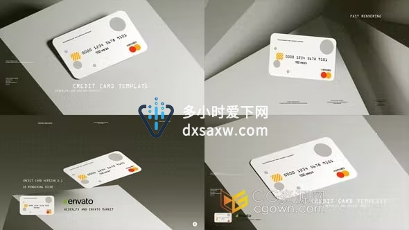 Credit Card Promo AE模板信用卡介绍宣传视频