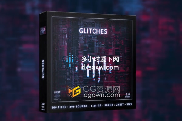 GLITCHES高科技故障声音和传输失败数据丢失故障音效库