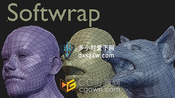 Softwrap v2.1.2 Blender插件动力学重新拓扑工具